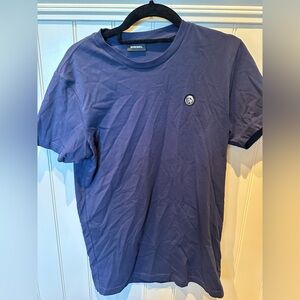 DIESEL Boys Size 14 Youth Blue Short Sleeve Tee Athletic Shirt NWT